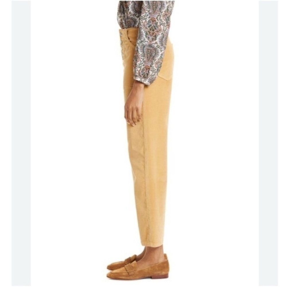 Veronica‎ Beard Size 29 Crosbie Corduroy Crop Wide Leg Pants In Wood Thrush - Picture 5 of 13